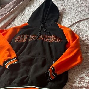 San Francisco Black & Orange Hooded Sweatshirt